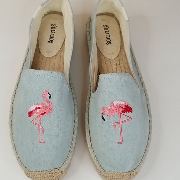 Soludos Shoes - Soludos Flamingo Platform Smoking Slipper